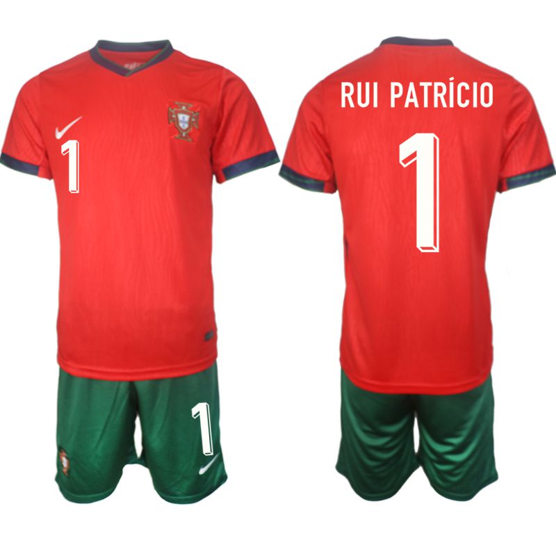 Men 2024-2025 Season Portugal home red #1 Soccer Jersey->->Soccer Country Jersey
